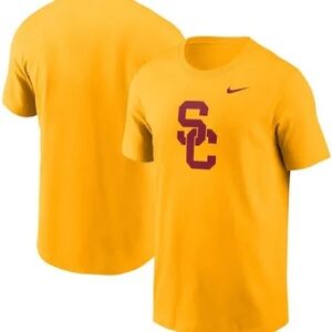 USC Trojans Men’s Nike Black SC Interlock Cotton Logo Tshirt